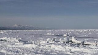 オホーツク海の流氷 