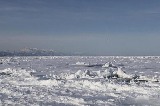 オホーツク海の流氷 